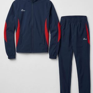 Buzo deportivo bama 2603 azul con rojo