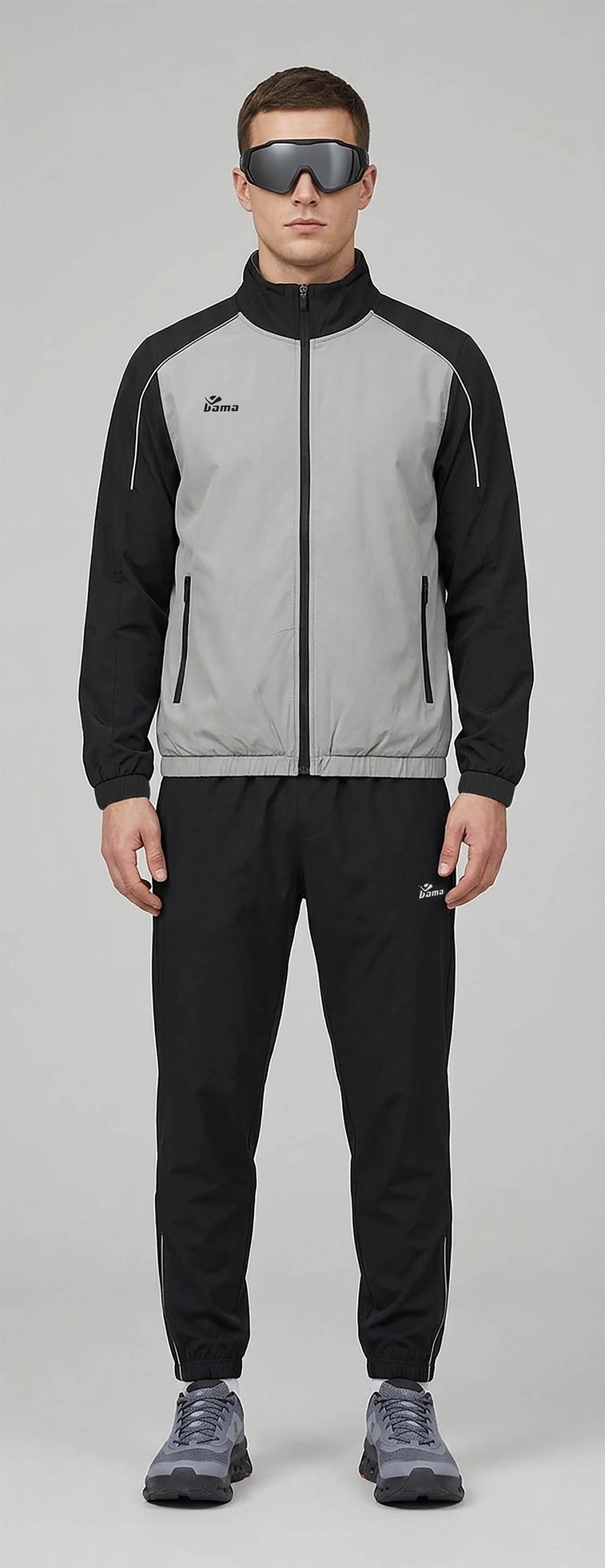 Buzo deportivo bama 2605 gris - Imagen 2