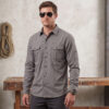 Camisa aventura terra gris