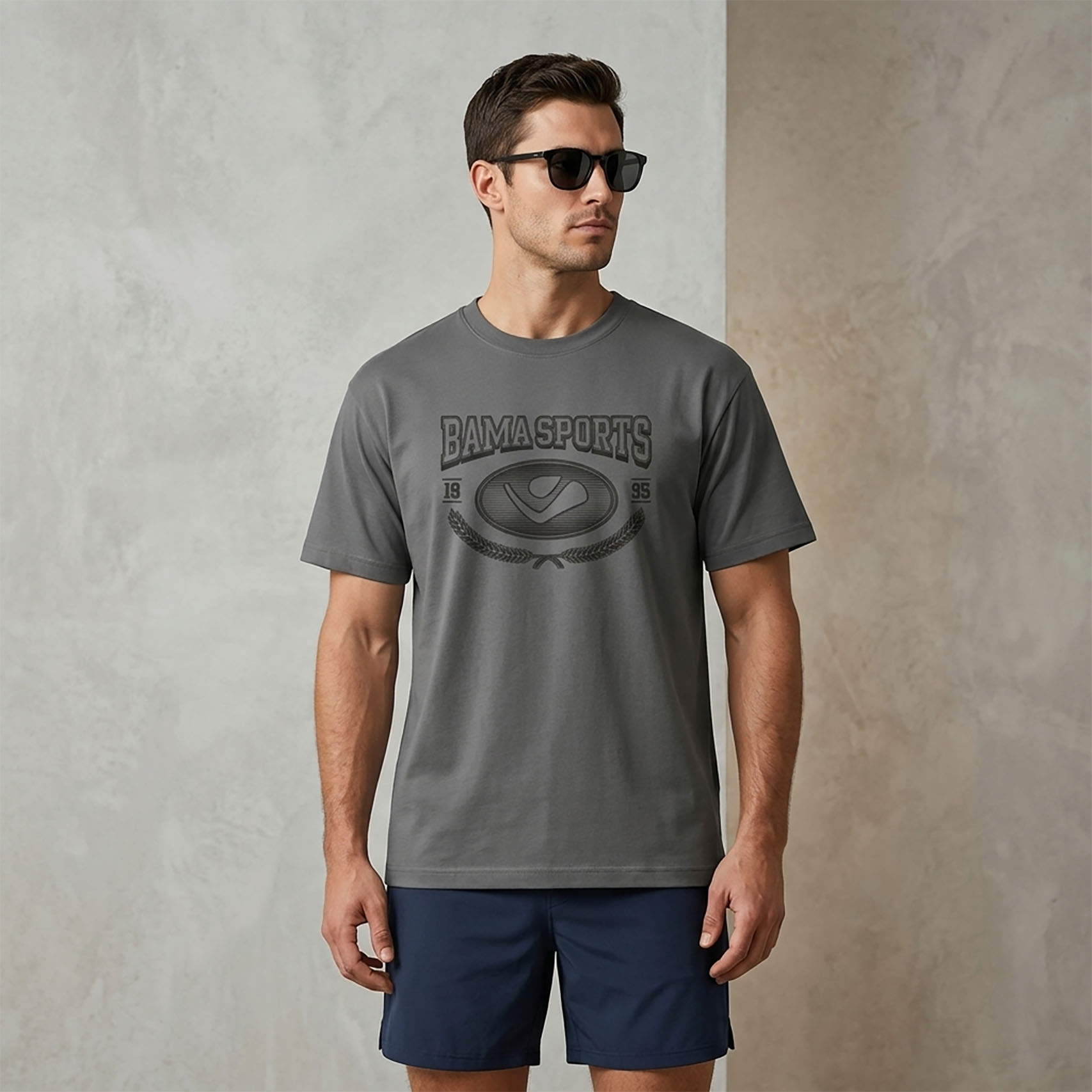 Polo bama sports regular fit gray - Imagen 2
