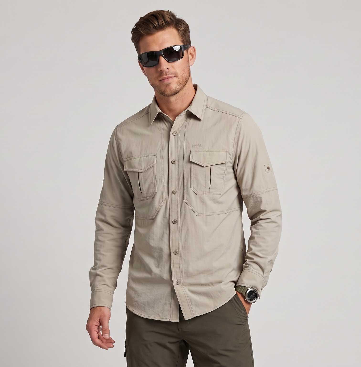 Camisa aventura terra marfil