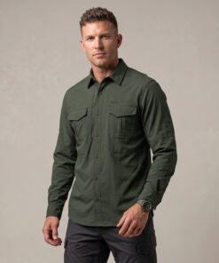 Camisa aventura terra oliva